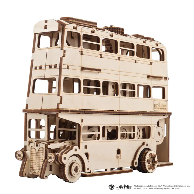 ugears-knight-bus-harry-potter-modellino-in-legno-meccanico-da-costruire image 1