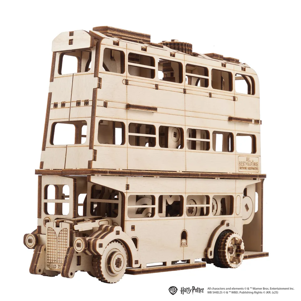 ugears-knight-bus-harry-potter-modellino-in-legno-meccanico-da-costruire image 1