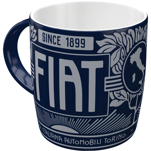 nostalgic-art-fiat-since-1899-logo-blue-tazza-in-ceramica-330-ml image 1