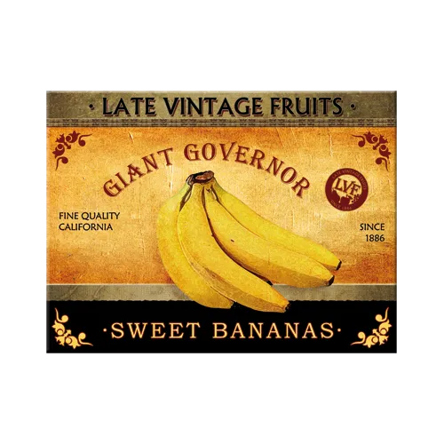 nostalgic-art-sweet-bananas-calamita-da-frigo-in-latta-6x8-cm image 1