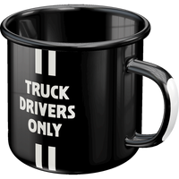 nostalgic-art-daimler-truck-drivers-only-tazza-smalto-360-ml image 4