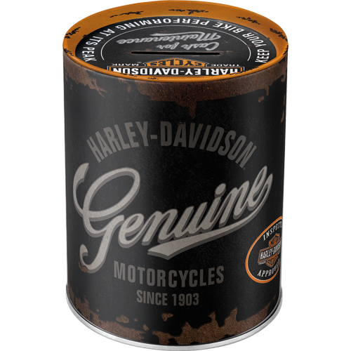 nostalgic-art-harley-davidson-genuine-logo-salvadanaio-in-latta-1-litro image 2