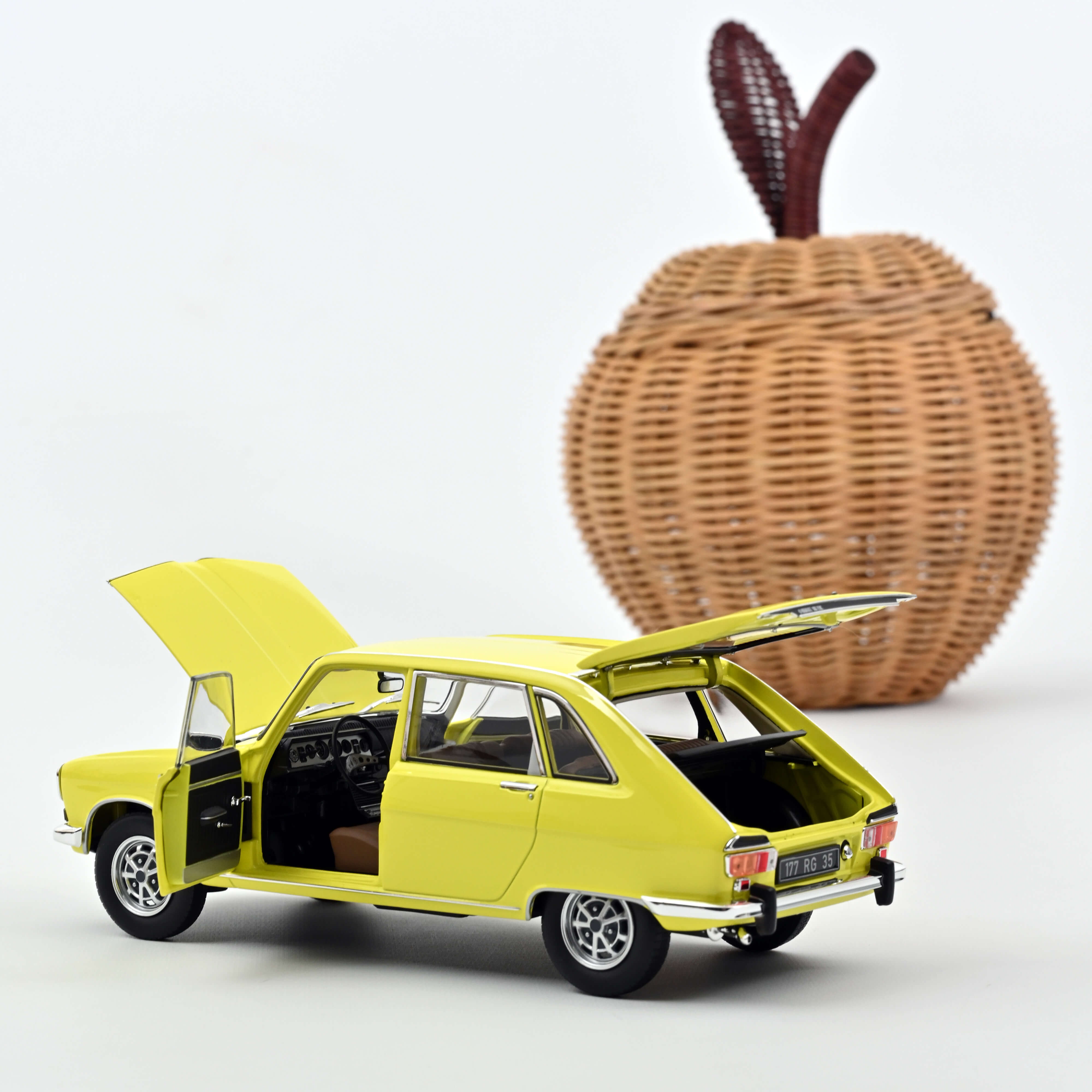 norev-renault-16-tx-1975-gialla-modellino-1-18-edizione-web-200-pz image 2