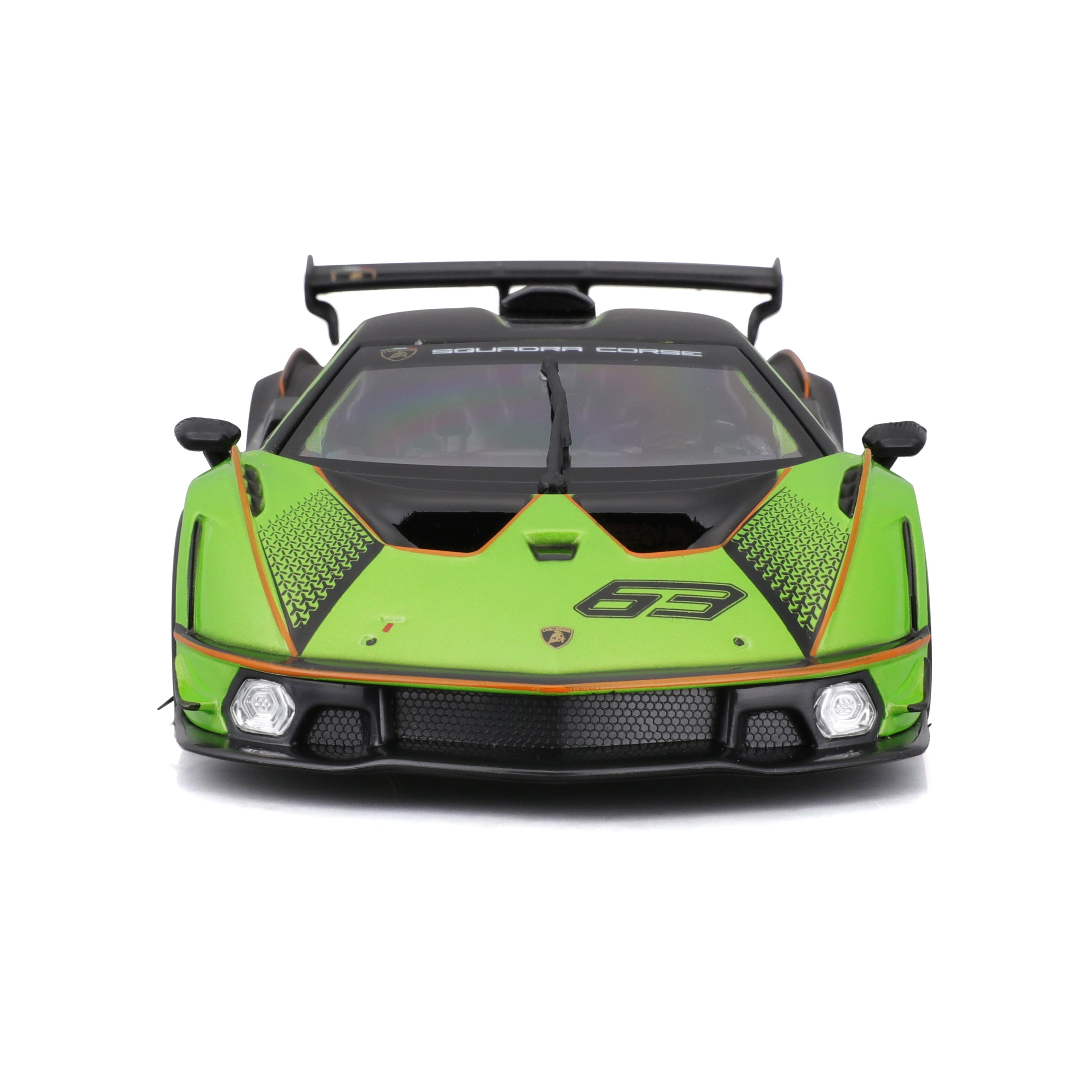 bburago-lamborghini-essenza-scv12-1-24-verde-e-nero-hypercar-race-diecast image 5