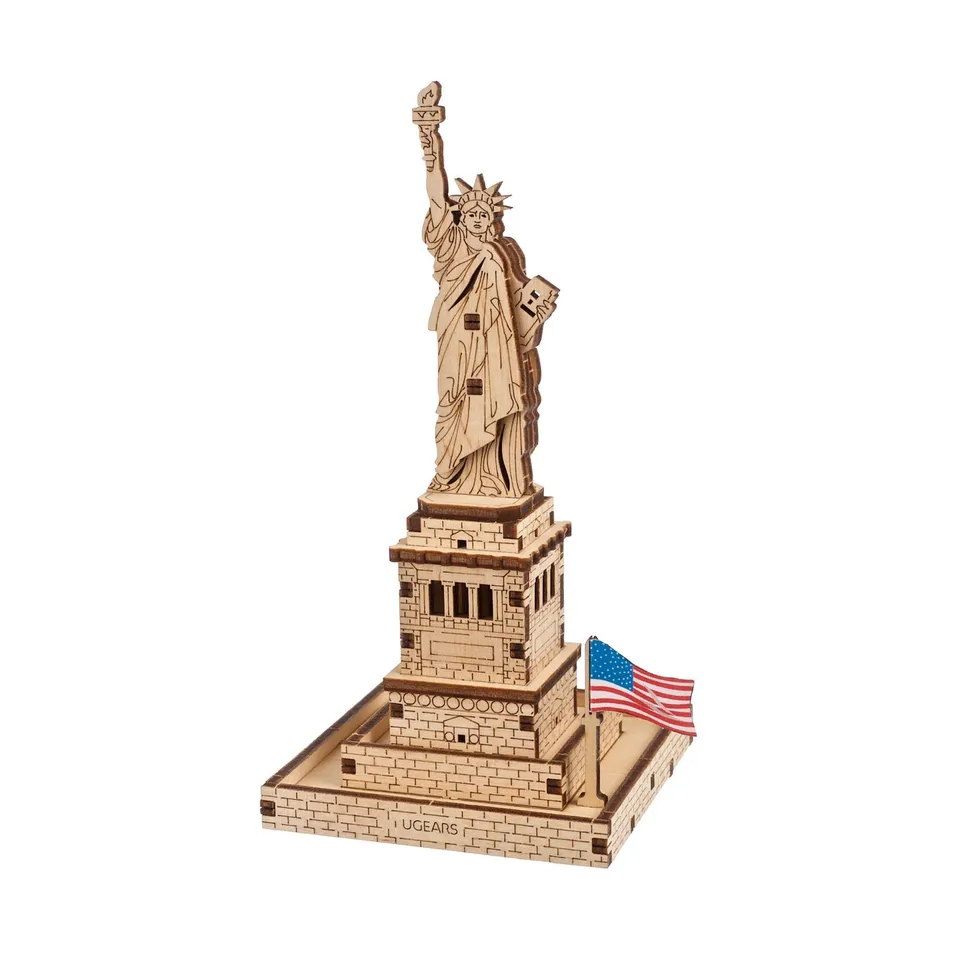 ugears-statua-della-libert-puzzle-3d-meccanico-in-legno image 1