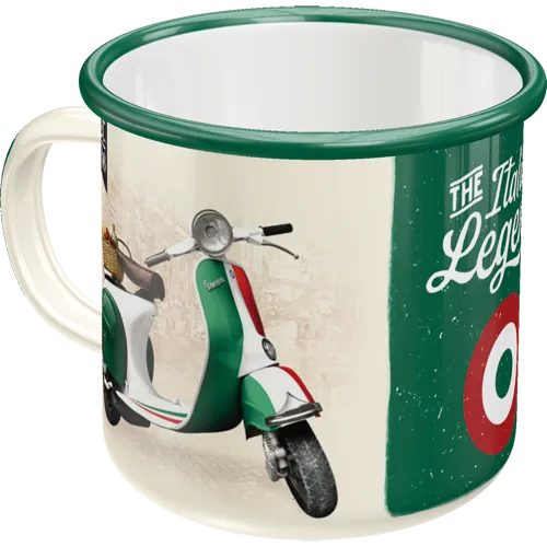 nostalgic-art-vespa-italian-legend-tazza-smaltata-360-ml image 1