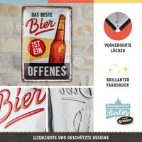 nostalgic-art-das-beste-bier-ist-ein-offenes-targa-in-metallo-20x30-cm image 2