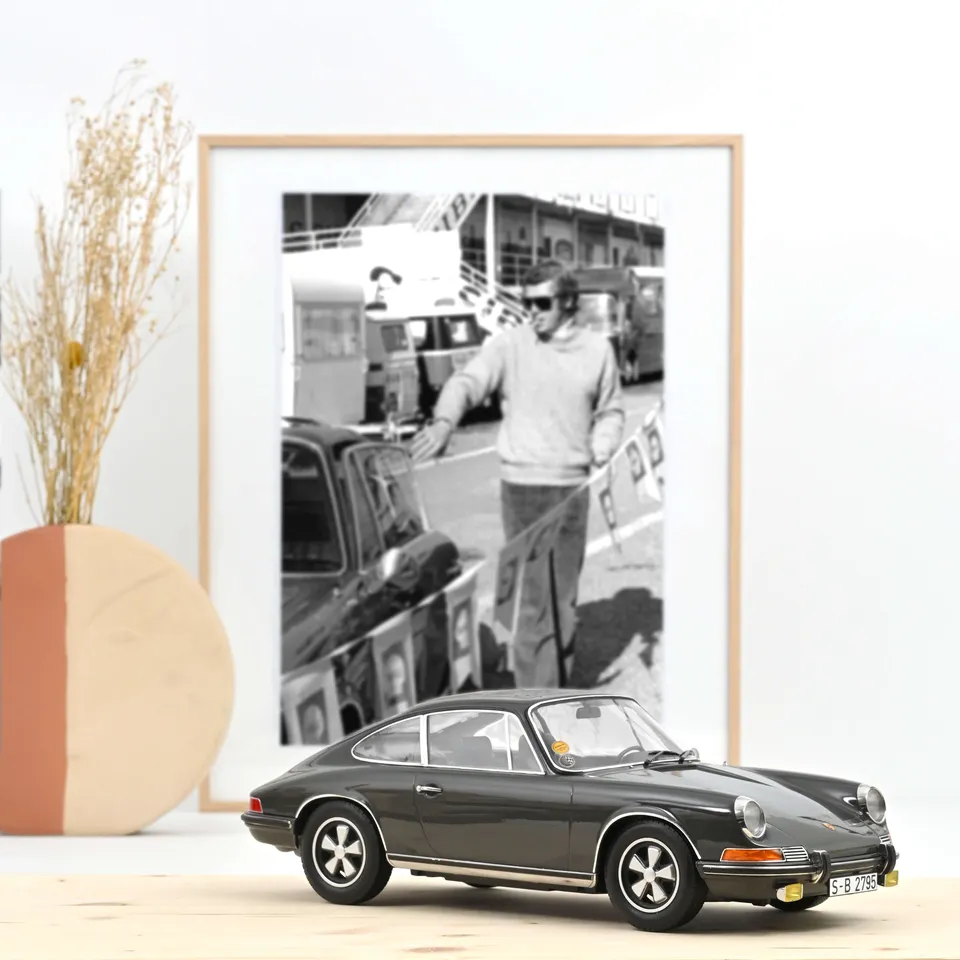 norev-porsche-911-s-1970-gris-ardoise-modellino-auto-1-12 image 1