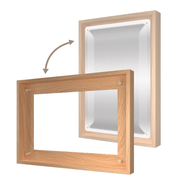 nostalgic-art-n-frame-m-cornice-in-legno-rovere-per-targhe-20x30 image 1