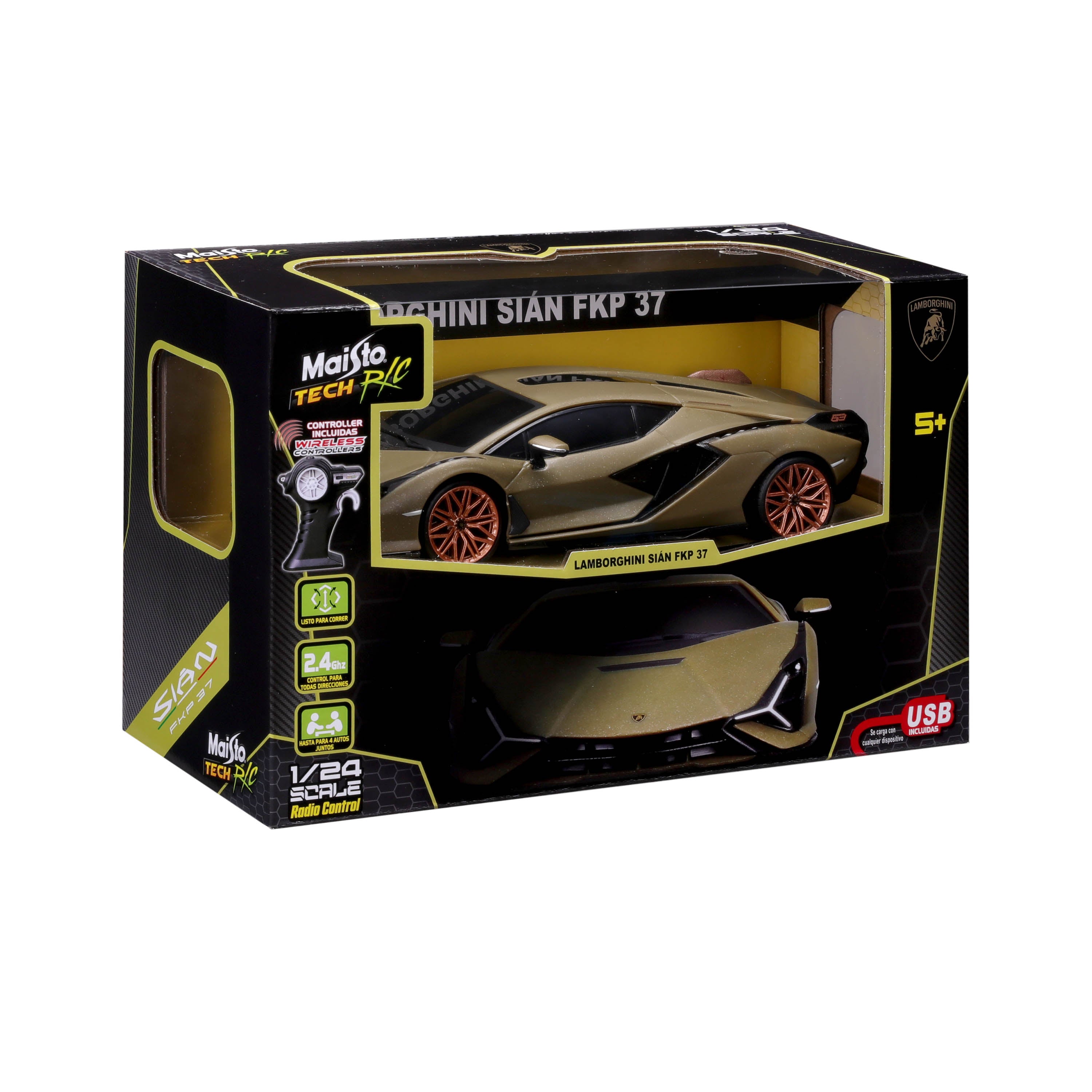 maisto-tech-lamborghini-si-n-fkp-37-radiocomandata-scala-1-24-special-pack-verde image 1