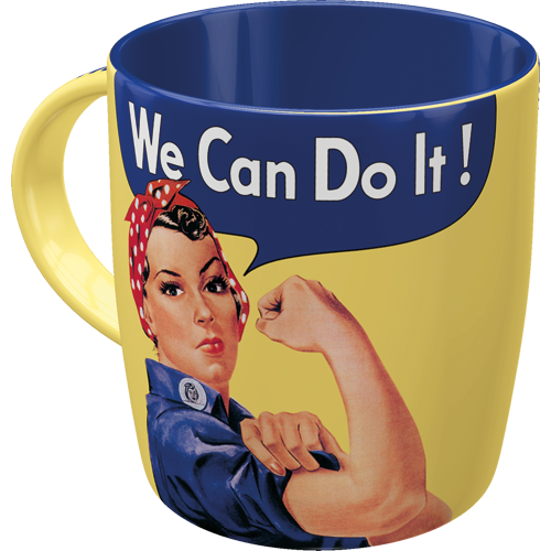 nostalgic-art-tazza-in-ceramica-we-can-do-it-330-ml-lavabile-in-lavastoviglie image 1