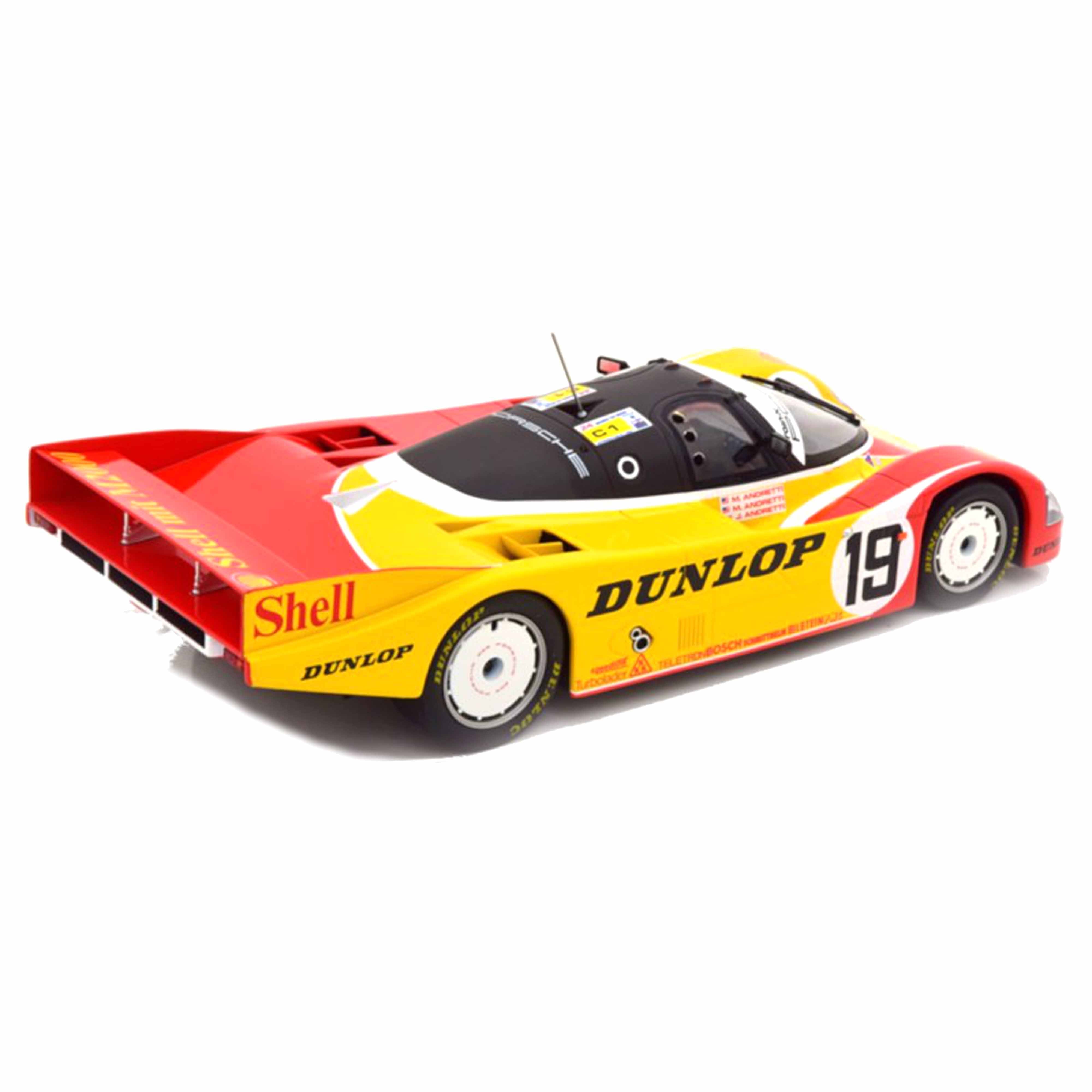 norev-porsche-962-24h-francia-1988-andretti-modellino-auto-1-18 image 2
