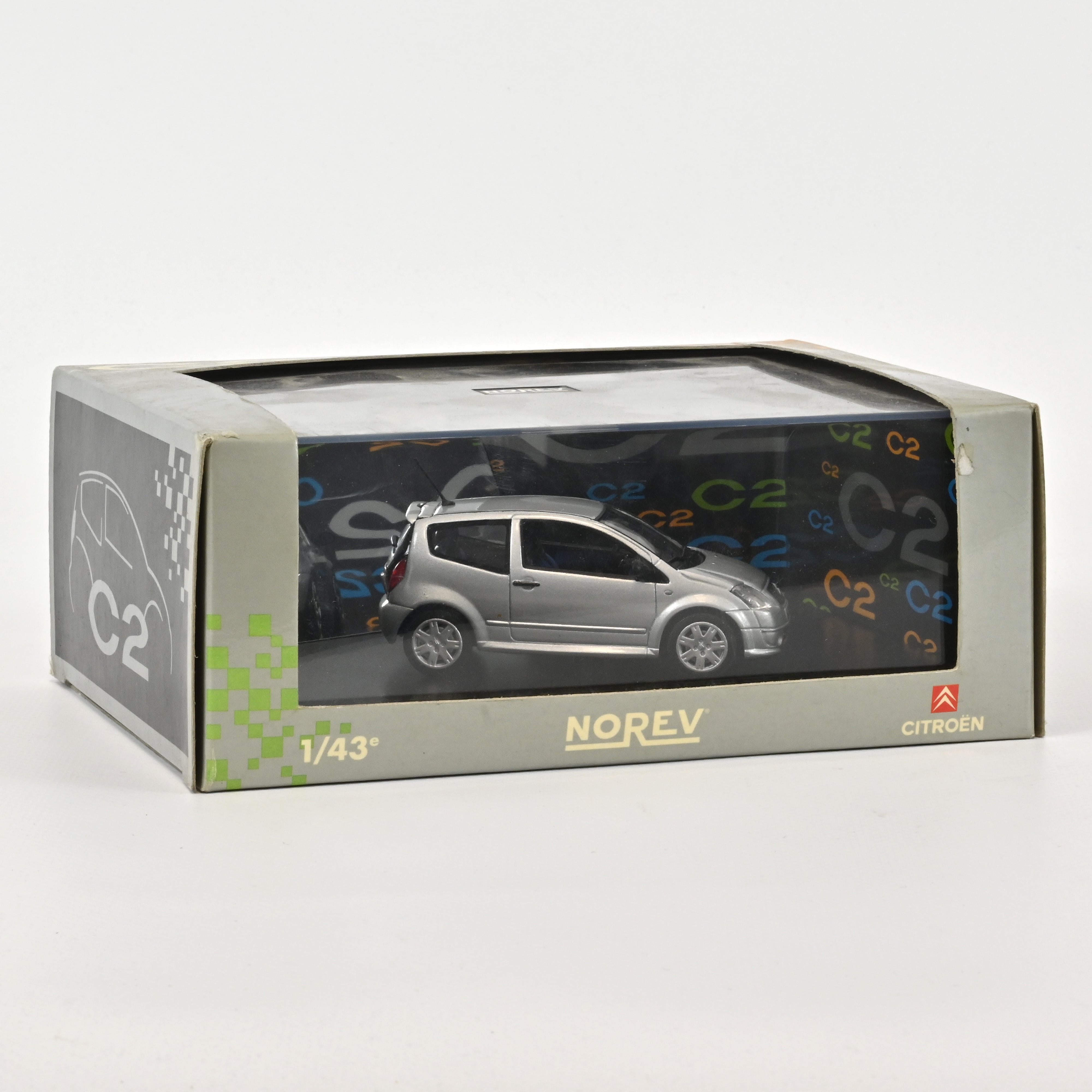 norev-citro-n-c2-2003-modellino-auto-1-43-grigio-alluminio image 1
