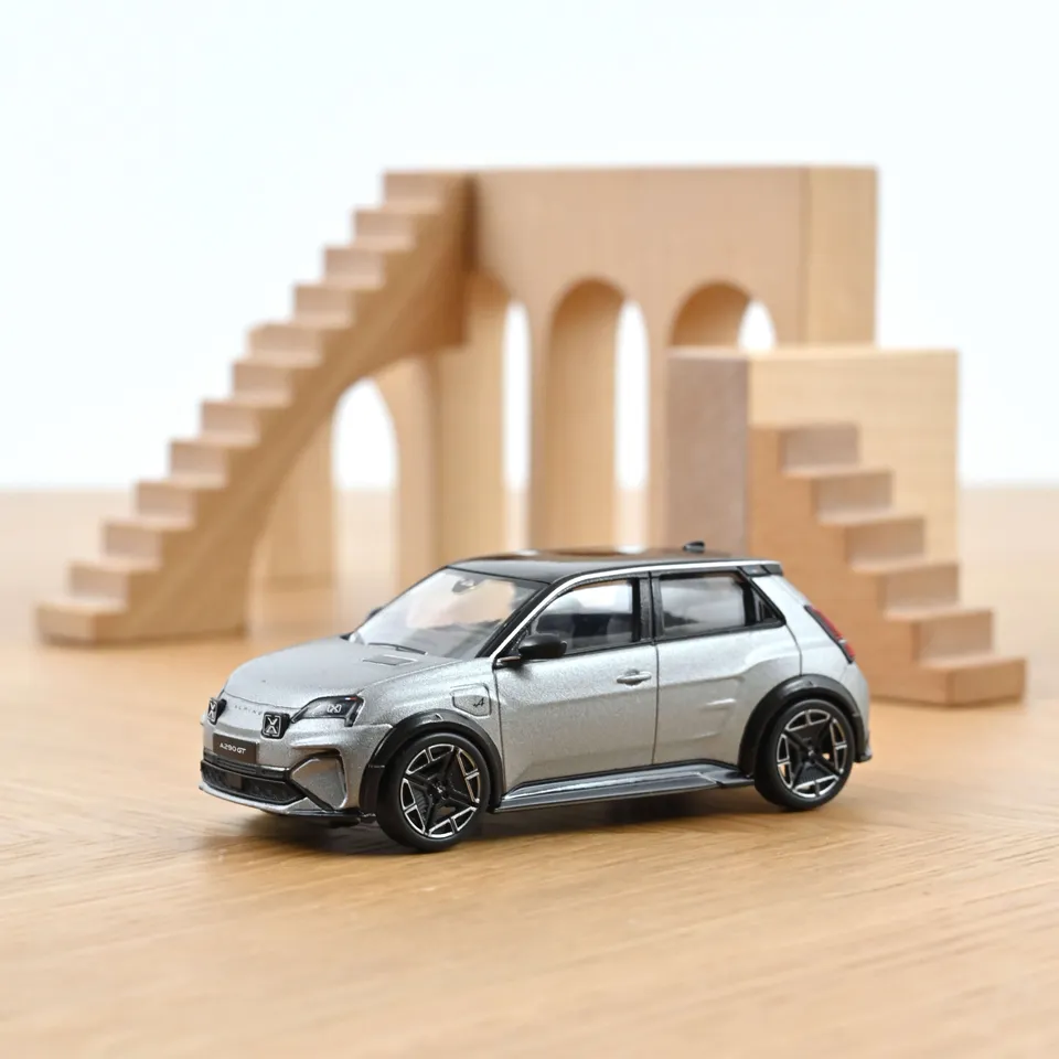 norev-alpine-a290-gt-2025-modellino-auto-1-43-grigio-tornade-matt-e-nero image 1