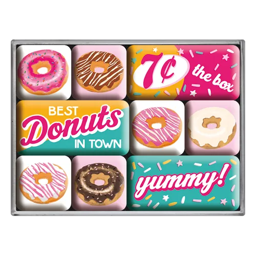 nostalgic-art-donuts-set-magneti image 1