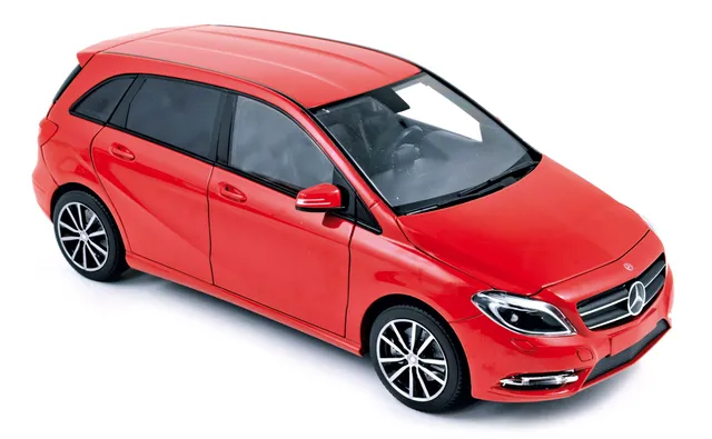 norev-mercedes-benz-b-klasse-2011-modellino-auto-1-18-rosso-edizione-limitata-10 image 1