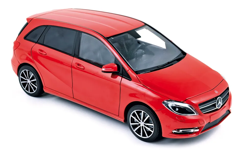 norev-mercedes-benz-b-klasse-2011-modellino-auto-1-18-rosso-edizione-limitata-10 image 1