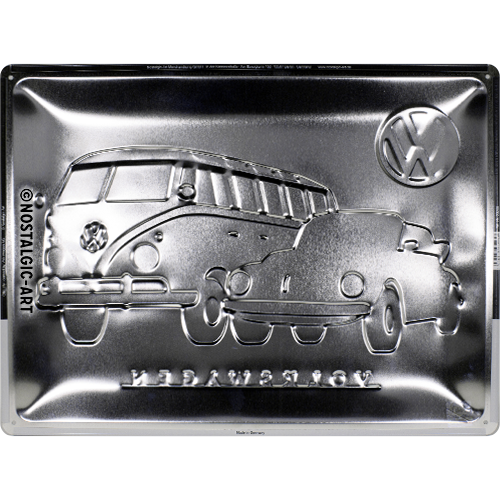 nostalgic-art-vw-meet-the-classics-insegna-in-metallo-30-x-40-cm image 3