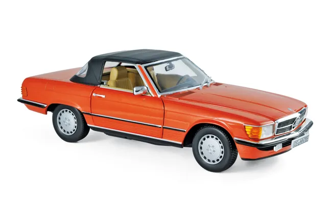 norev-mercedes-benz-300-sl-1986-rouge-inca-modellino-1-18 image 1