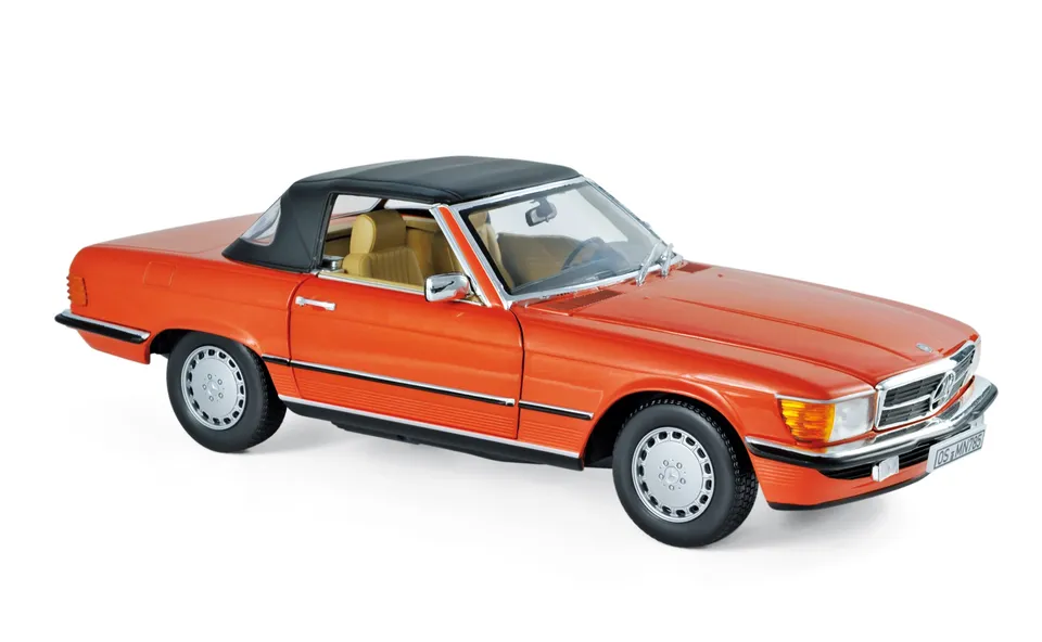 norev-mercedes-benz-300-sl-1986-rouge-inca-modellino-1-18 image 1