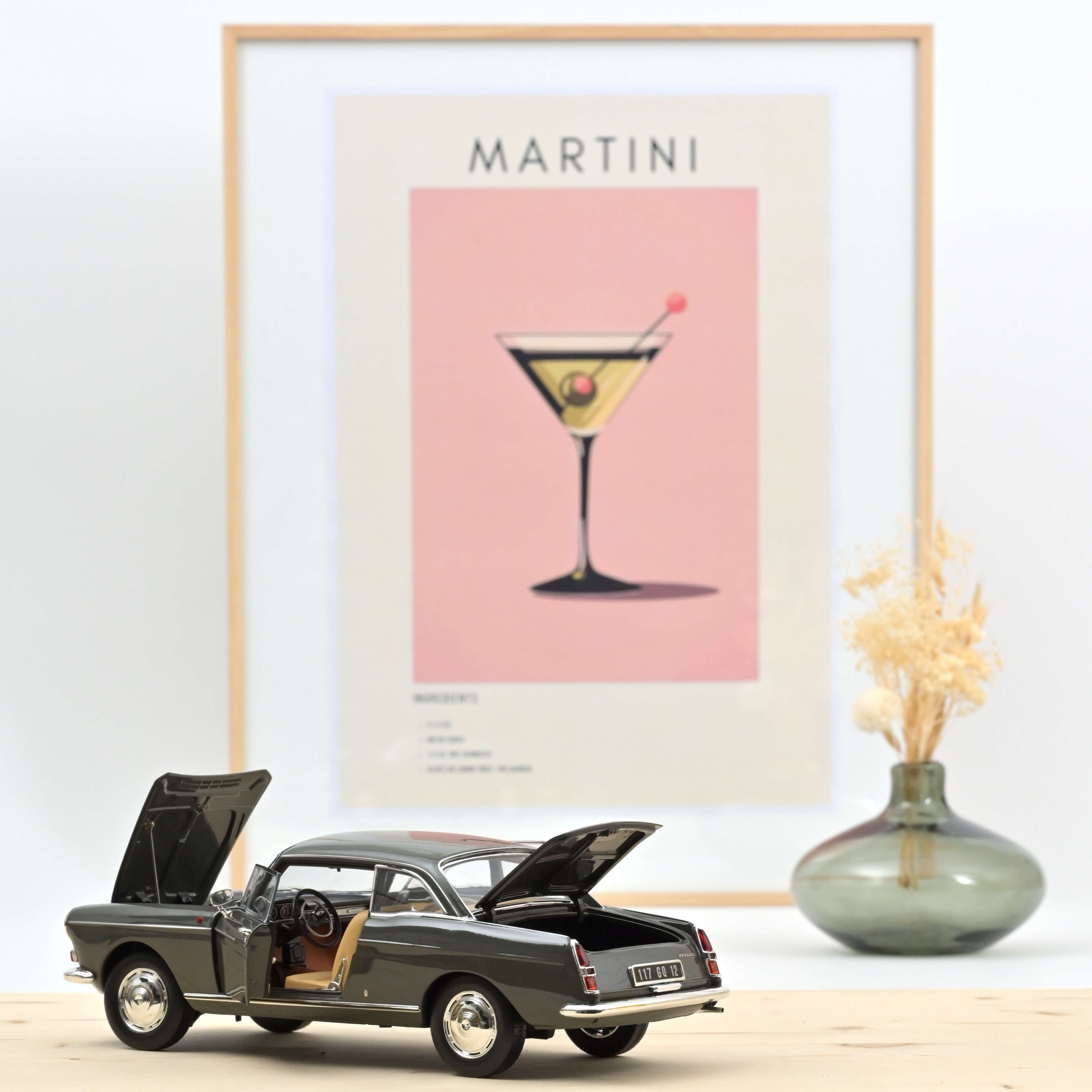 norev-peugeot-404-coup-1967-modellino-auto-1-18-grigio-grafite image 2
