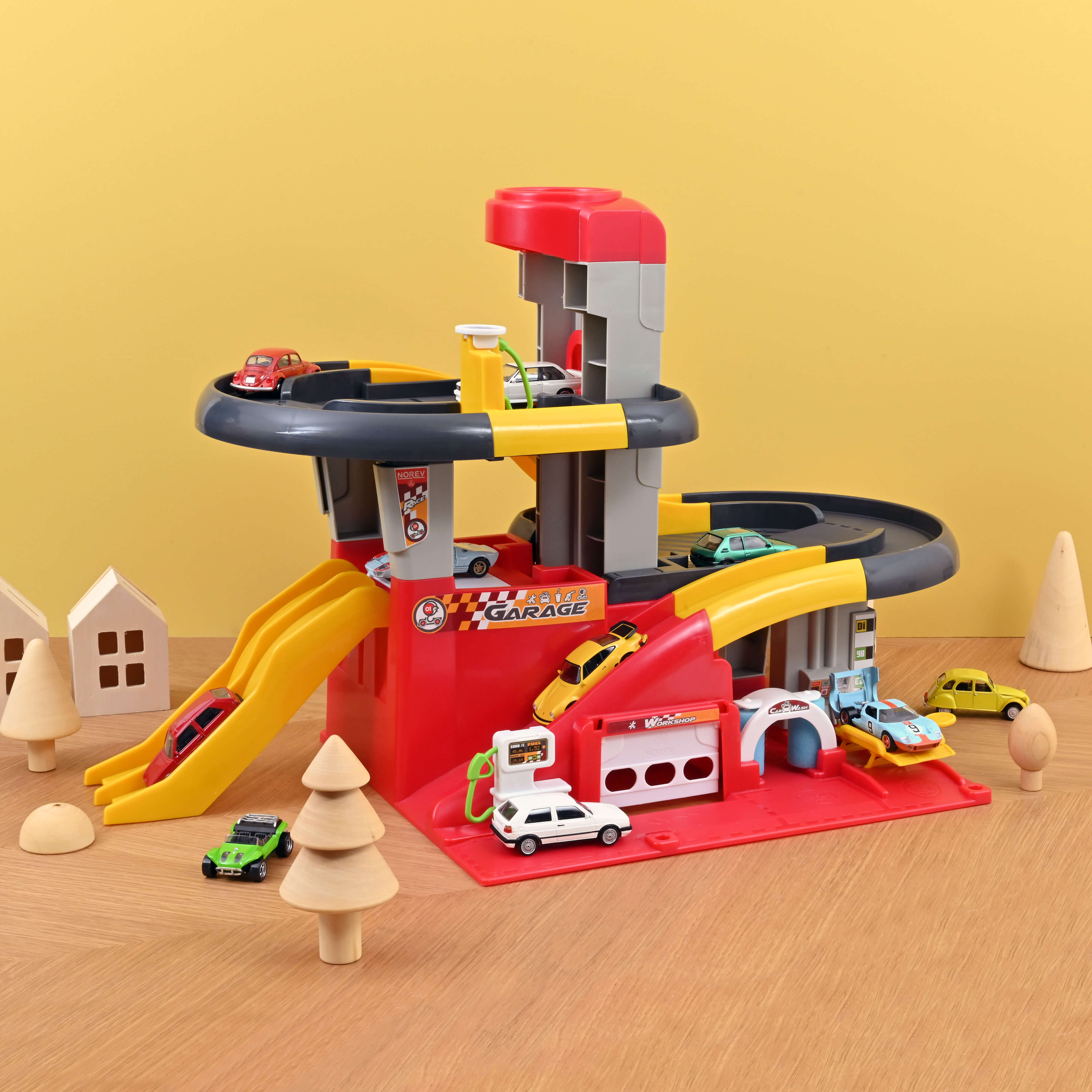 norev-mon-garage-3-niveaux-garage-giocattolo-a-3-piani-per-modellini image 2