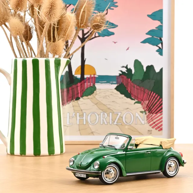 norev-vw-1303-cabriolet-1972-vert-sambesi-1-18-edizione-limitata-200-pz image 1