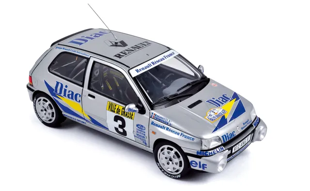 norev-renault-clio-16s-1991-rallye-grasse-alpin-ragnotti-thimonier-1-18 image 1