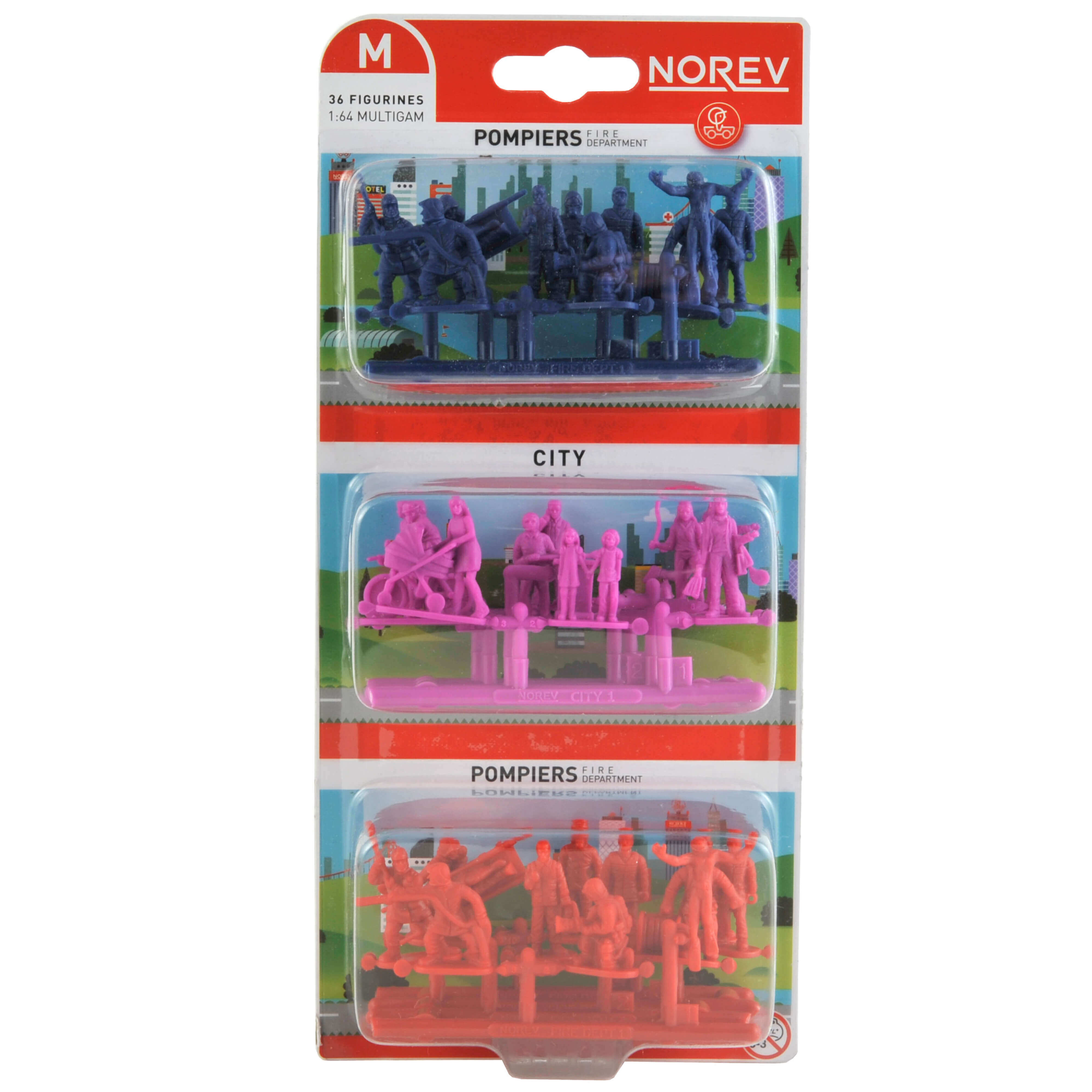 norev-vigili-del-fuoco-e-figurine-citt-1-64-set-36-pezzi image 5