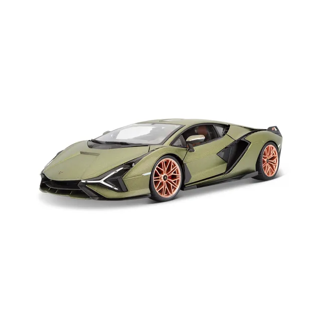 bburago-lamborghini-si-n-fkp-37-scala-1-18-verde-modellino-die-cast-signature-se image 1