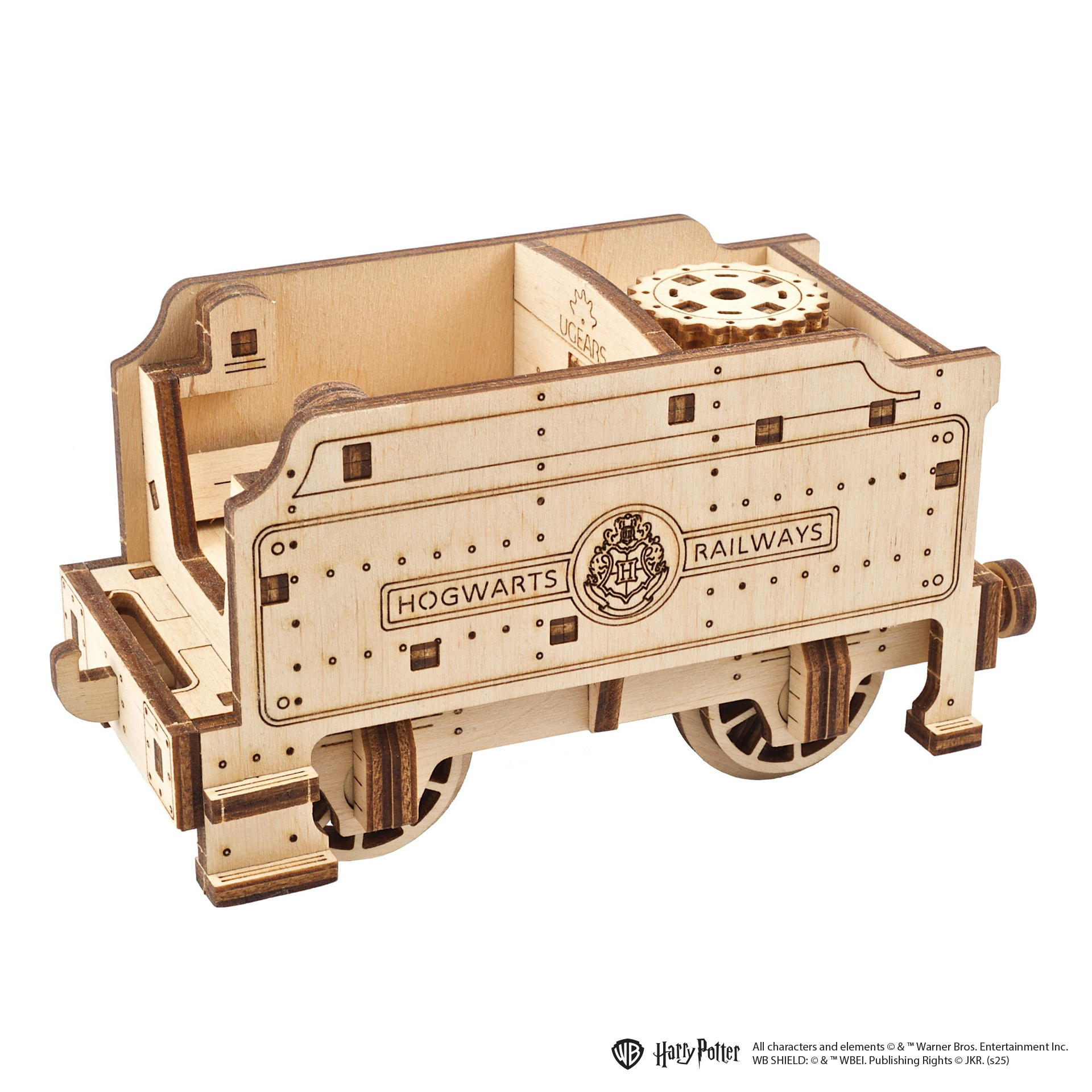 ugears-hogwarts-express-treno-meccanico-in-legno-da-costruire-harry-potter-serie image 4