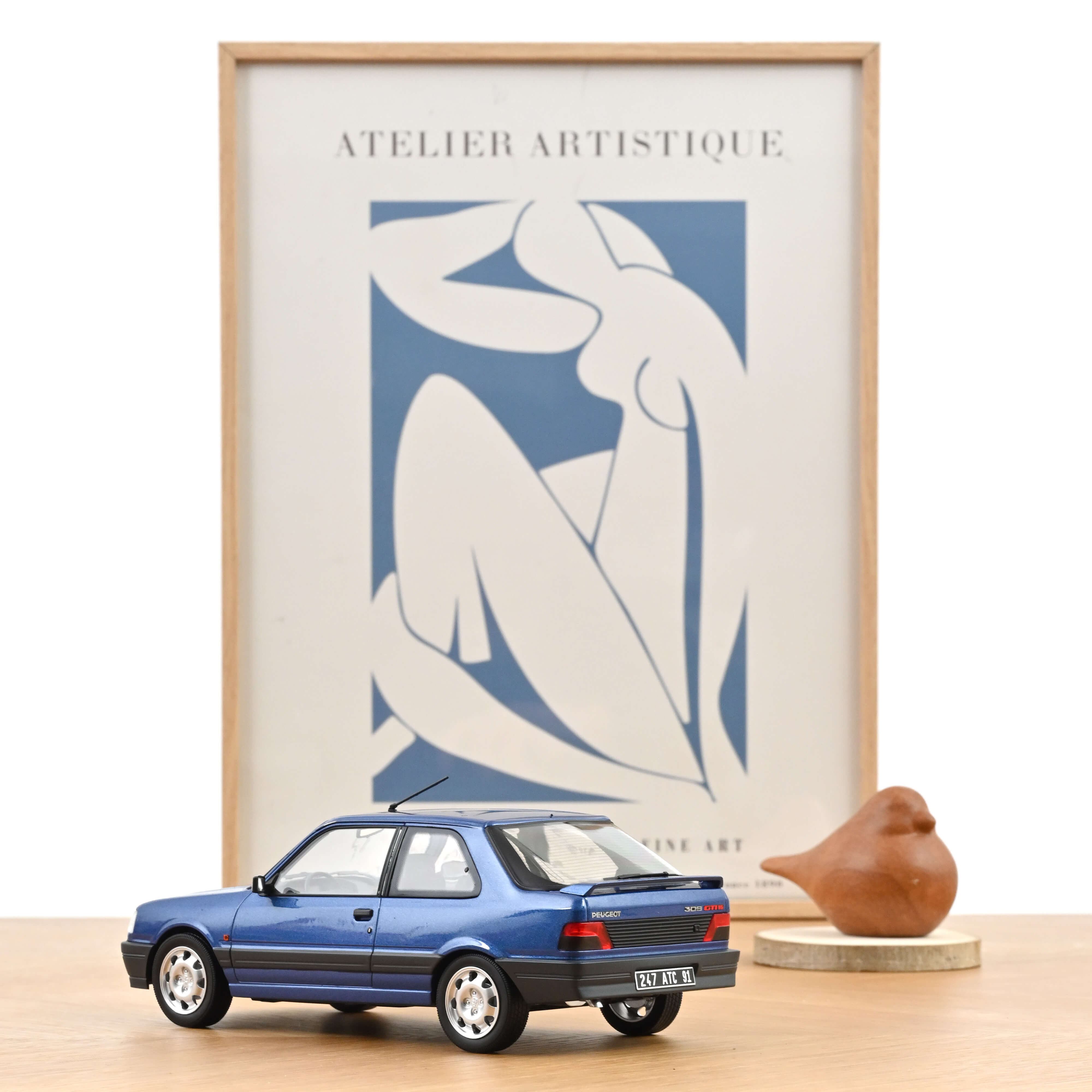 norev-peugeot-309-gti-16-1991-blu-miami-modellino-auto-1-18 image 2