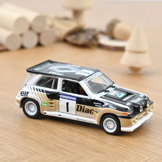 norev-renault-5-maxi-turbo-rally-var-1986-n-1-modellino-auto-1-43 image 1