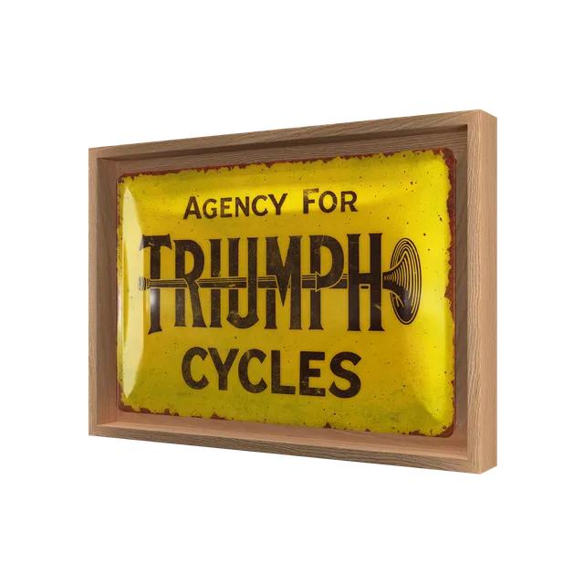 nostalgic-art-triumph-agency-for-cycles-cornice-n-frame-m image 1