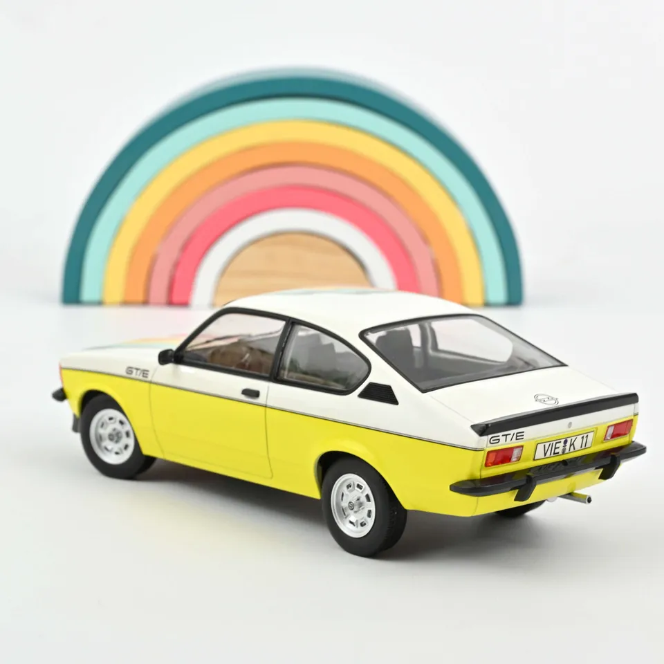 norev-opel-kadett-gt-e-1977-bianco-giallo-modellino-auto-1-18 image 1