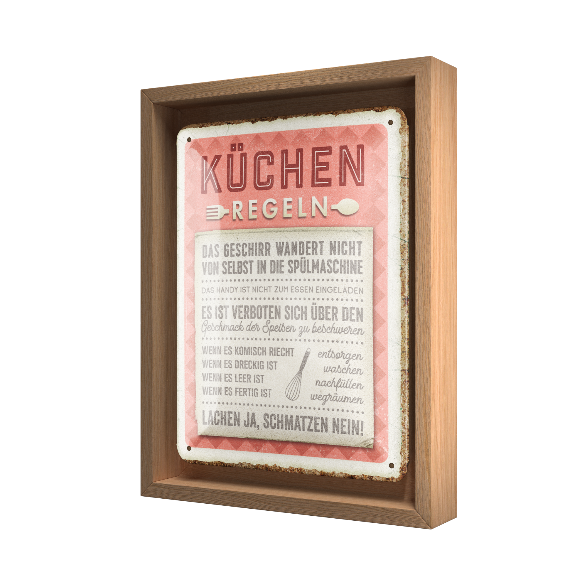 nostalgic-art-k-chen-regeln-targa-in-metallo-15x20-cm image 4
