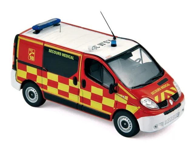 norev-renault-trafic-2010-pompiers-vsm-modellino-1-43 image 1