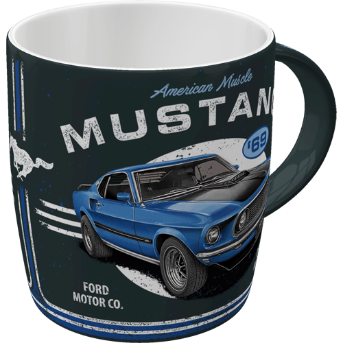 nostalgic-art-ford-mustang-1969-mach-1-blue-tazza-in-ceramica-330-ml image 8