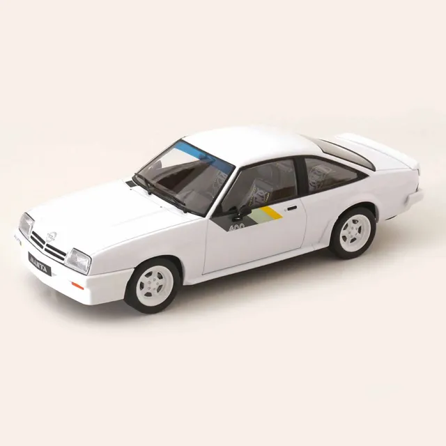 norev-opel-manta-400-1982-bianco-1-18-modellino-die-cast image 1