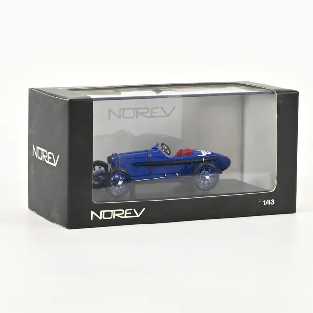 norev-peugeot-3l-indianapolis-1920-blu-1-43-modellino-die-cast image 1