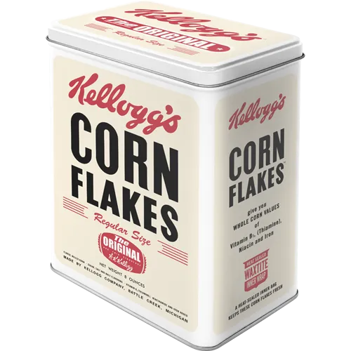 nostalgic-art-kellogg-s-corn-flakes-retro-package-scatola-latta-l-3-litri image 1