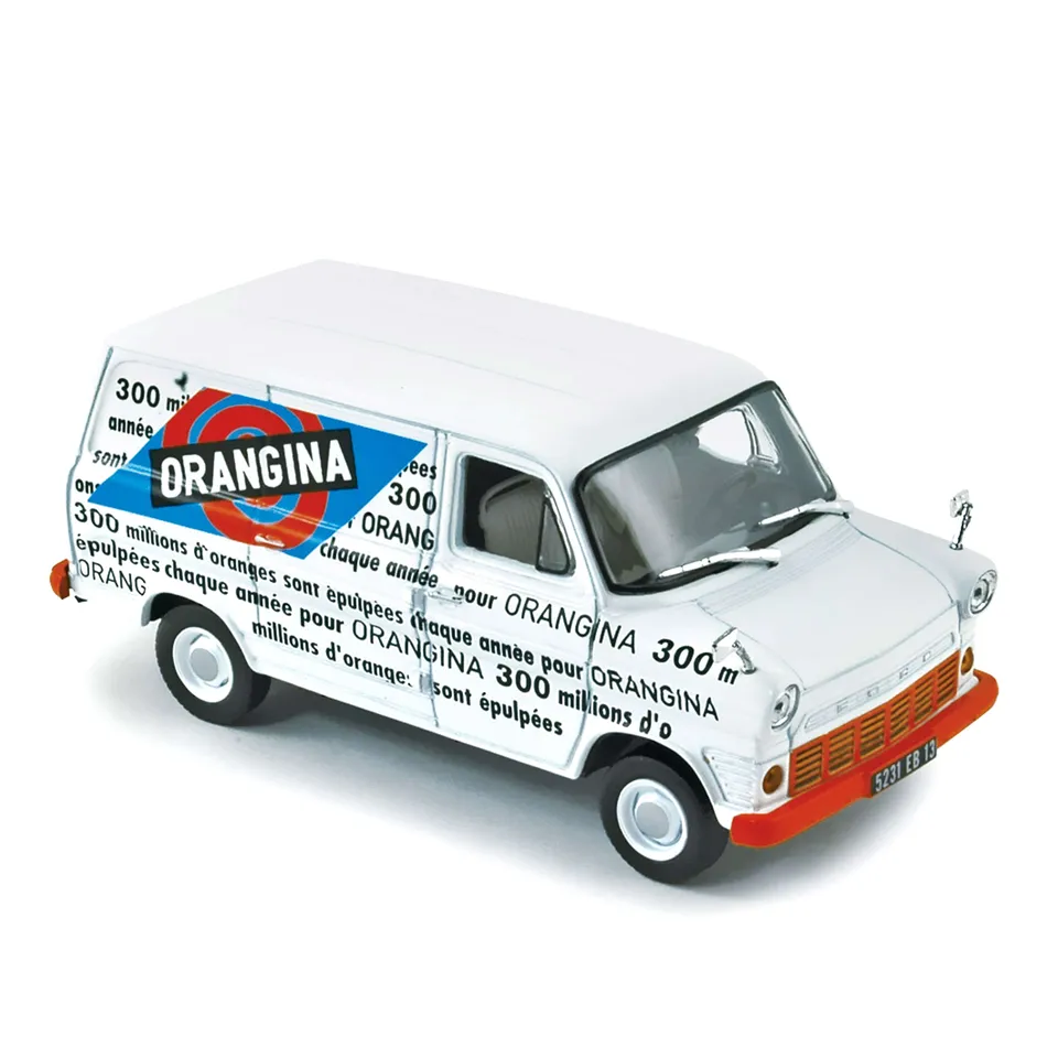 norev-ford-transit-1970-orangina-1-43-modellino-furgone-pubblicitario-da-collezi image 1
