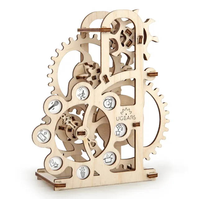 ugears-dinamometro-modello-in-legno-3d-meccanico-da-costruire image 1