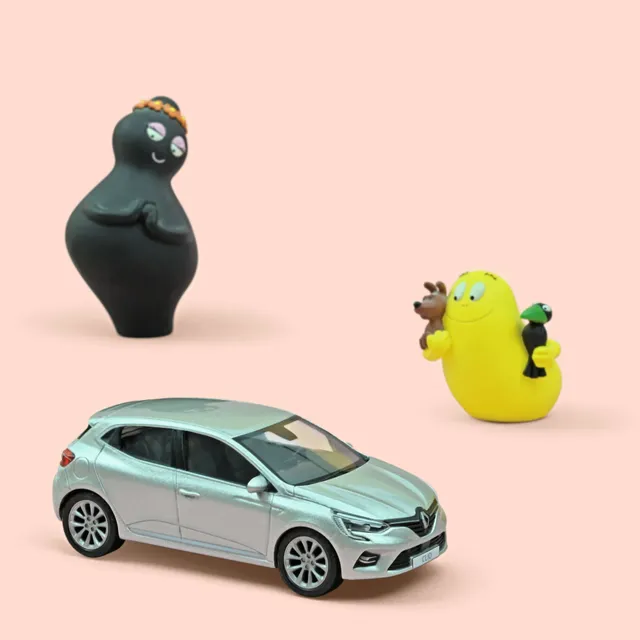 norev-renault-clio-2019-platine-silver-1-43-modellino-die-cast image 1