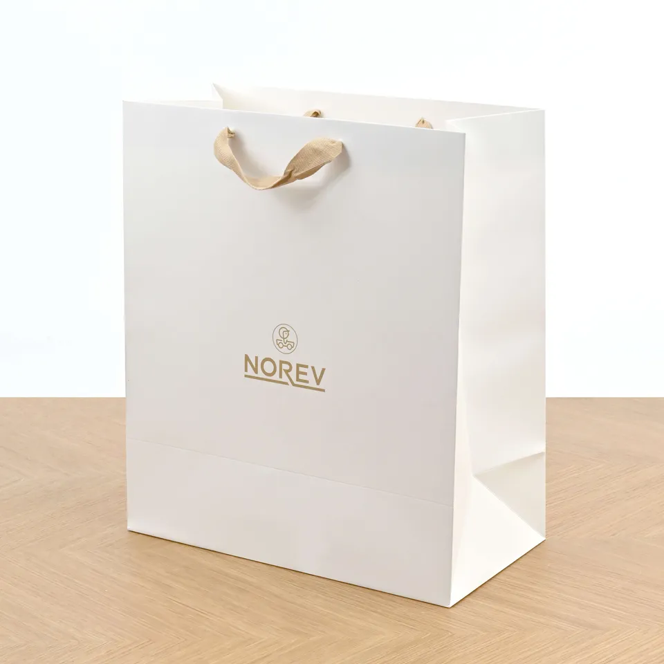 norev-sacchetto-regalo-bianco-opaco-borsa-in-carta-per-modellini image 1