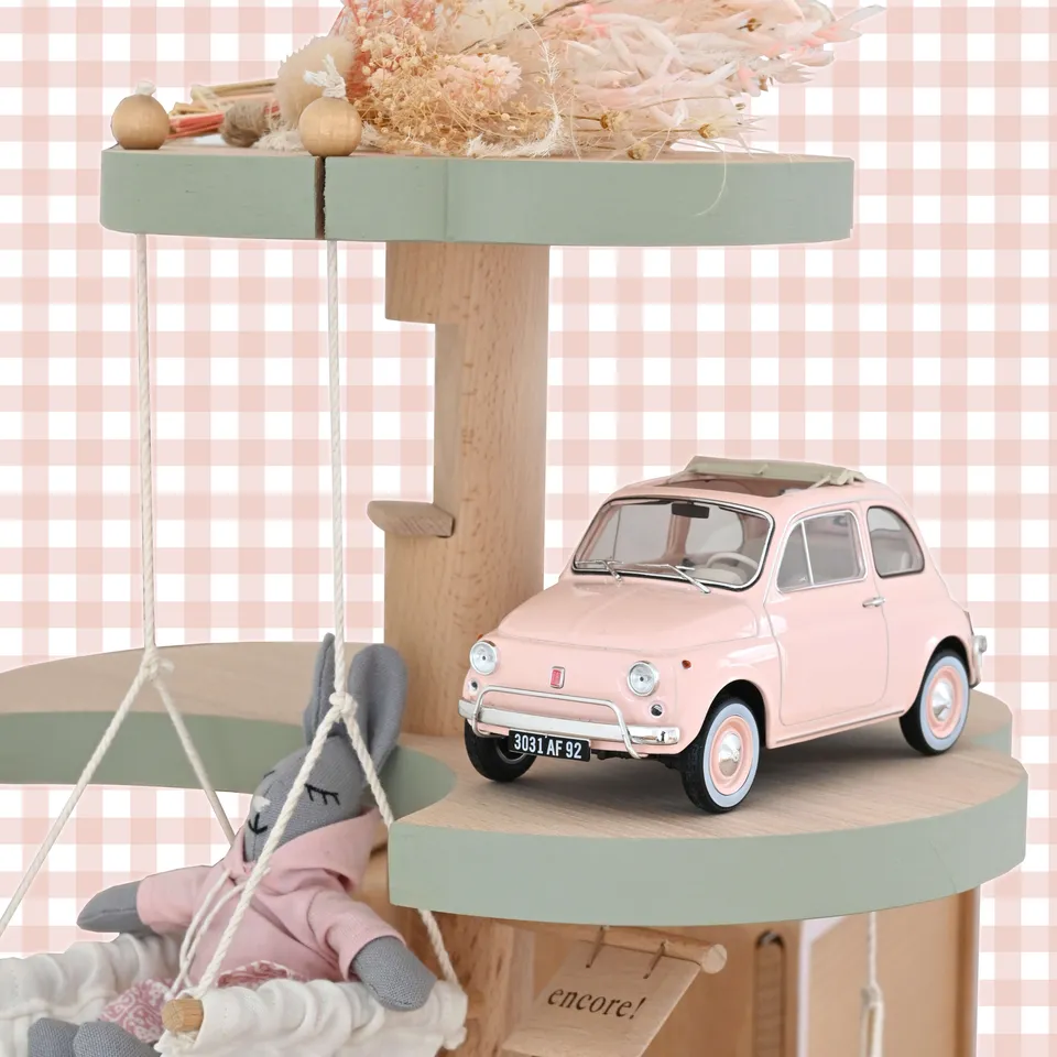 norev-fiat-500-l-1968-rose-cadeau-de-naissance-modellino-auto-1-18 image 1