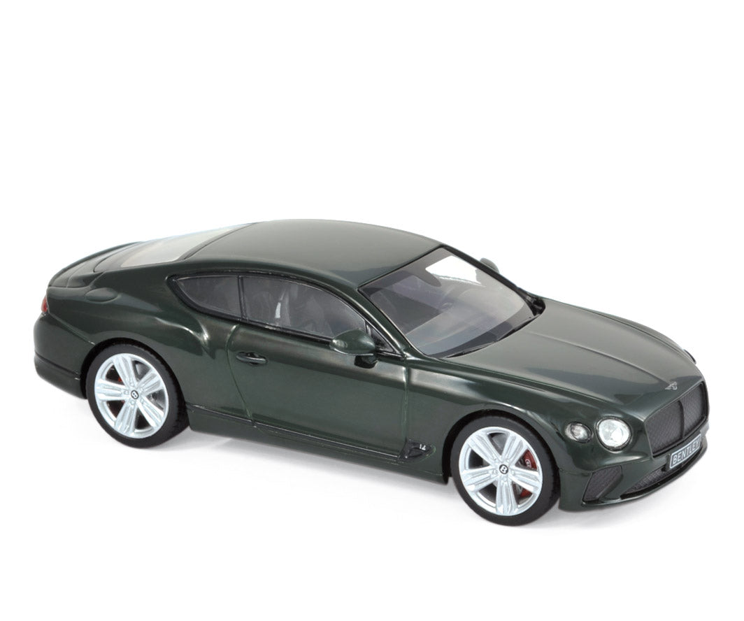 norev-bentley-continental-gt-2018-british-racing-green-modellino-1-43 image 1