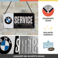 nostalgic-art-bmw-service-targa-metallo-da-appendere-10x20-cm image 4