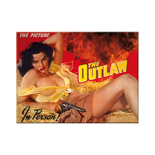nostalgic-art-movie-art-outlaw-magnete-frigorifero-6x8-cm image 1
