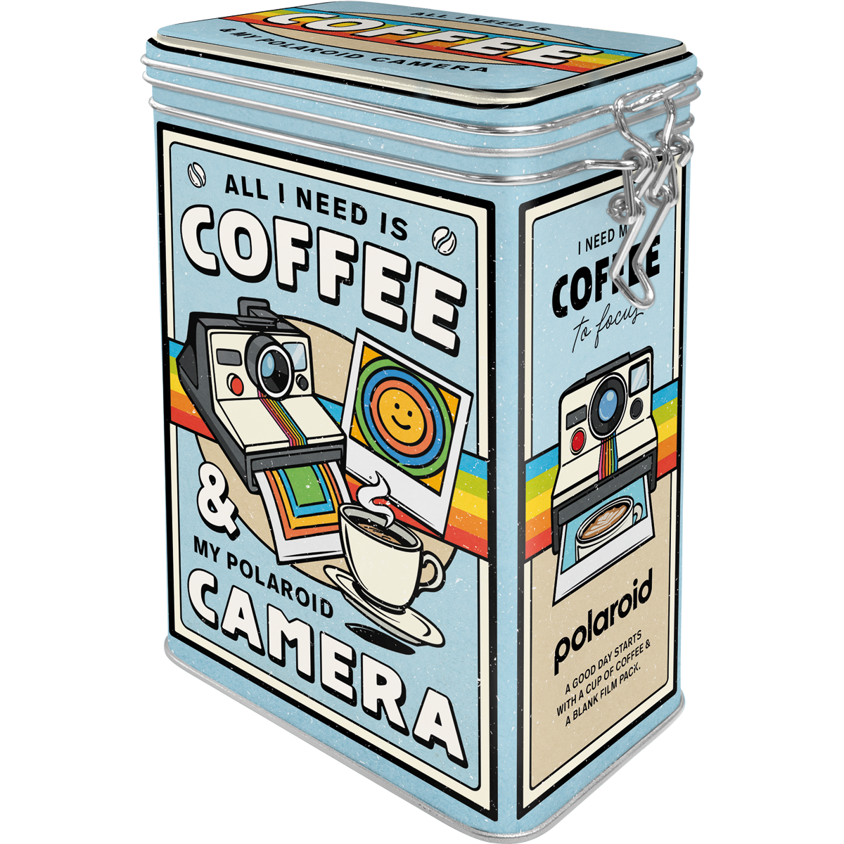 nostalgic-art-polaroid-coffee-camera-scatola-metallo-con-coperchio-7-5x11x17-5-c image 1